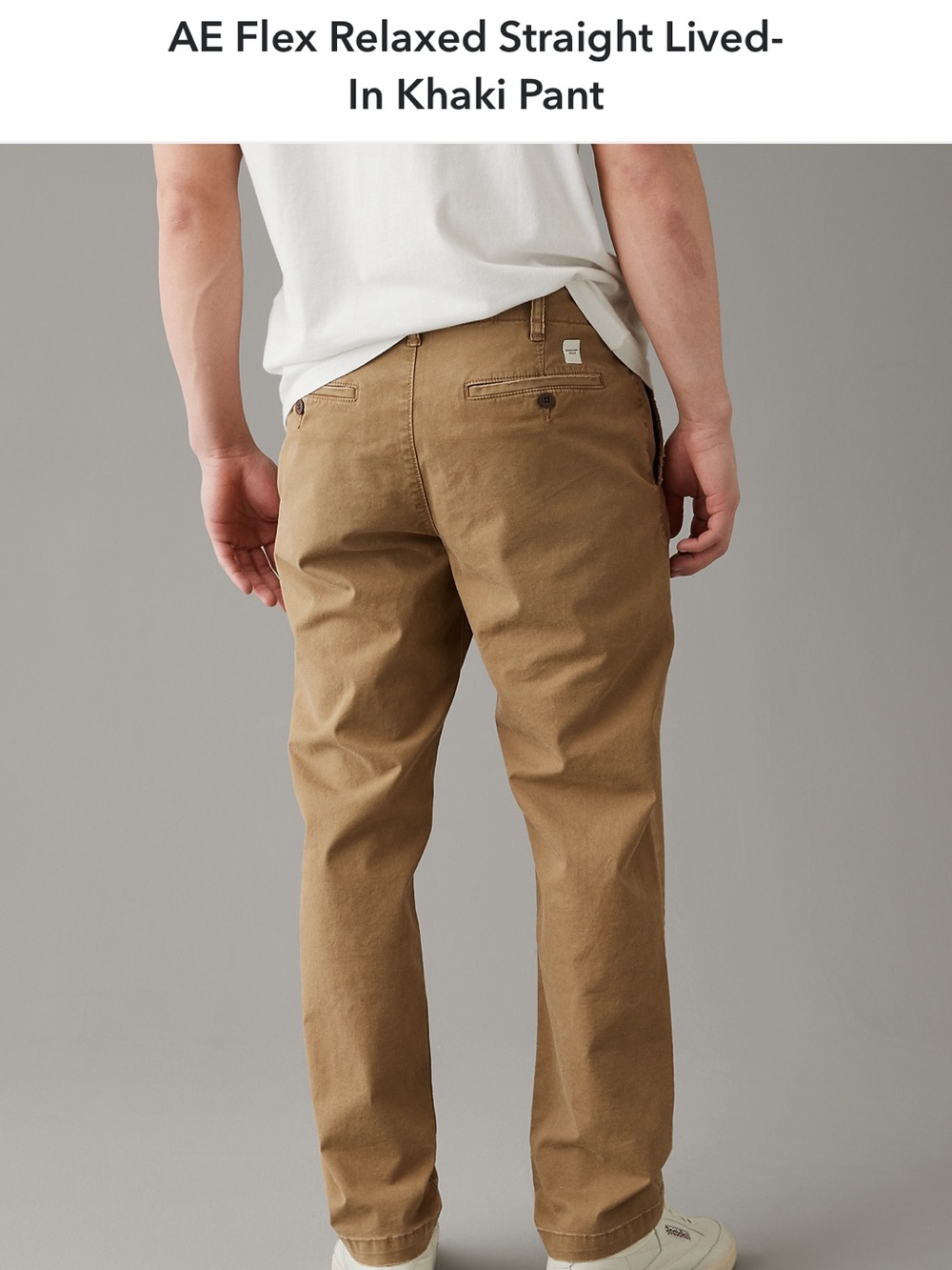 American Eagle Outfitters Men's  Khaki Chino Pants